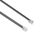 Basic Tech Bt25Rchbk Coiled Cord 25Ft With Rj9 Connector - Black-25 feet long