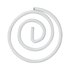 JAM Paper Circular Coloured Papercloops, White Round Paper Clips, 5 Packs of 50, 250 Total (2187139g)-Material: Metal