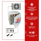 Coors Light Portable 12 Can Cooler/Warmer-Steel-belted construction