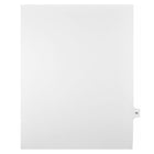 Mark Maker Legal Exhibit Index Tab White Single Tabs, 1/15th Cut, Letter Size, No Holes, Number 72, 25 Pack-White Single Tabs, 1/15th Cut