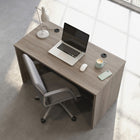 Sauder 47"W Affirm Desk - Hudson Elm- Impact resistant, high-grade thermoplastic edges