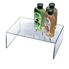Azar Displays – Socle en acrylique, 12 larg. x 6 haut. x 7,75 prof. (po), 4/paquet (515311)-Il est soutenu par 2 pieds pleins sur toute la longueur