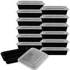 Heim Concept Premium Meal Prep Food Containers, Set Of 12-Includes: 12 Premium Meal Prep Food Containers with Lids