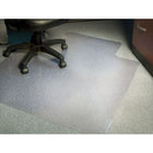 Staples Low-Pile Chair Mat, 45" x 53"-Move freely with a smooth rolling surface for less stress on your legs and back