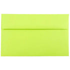 JAM Paper Enveloppes format livret de teinte claire avec fermeture gommée, 6 x 9 1/2 po, vert lime, 1000/paquet-Vert lime