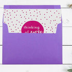 JAM Paper A7 Invitation Envelopes, 5.25 x 7.25 Brite Hue Violet Purple Recycled, 100 Pack (80278g)-Closure: Gum