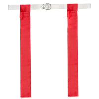Champion Sports Flag Football Set Nylon Belt, Red and White, 12 Pack  (CHSFFB1RD)-Flag Football Set