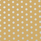JAM Paper Gift Wrap - Polka Dot Wrapping Paper - 25 sq. ft. - Gold with White Polka Dots-The perfect square footage for quickly and easily wrapping your presents