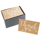 Mara-Mi Thank You Notes - 3.5" x 5" - White Kraft - 50 Pack-Dimensions: 3.5" x 5"