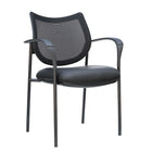TygerClaw Mesh Mid Back, Fabric Seat Chair (TYFC2321)-Upholstered in soft and durable Fabric/Mesh