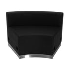 Flash Furniture HERCULES Alon Series LeatherSoft Reception Configuration, 3 Pieces, Black-Modular components make reconfiguring easy with endless possibilities