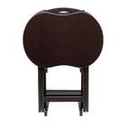 Winsome Skippy 5-Piece TV Table Set, Espresso (92532)-Instant extra serving or side table for your daily use or party
