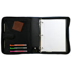 Five Star 1-1/2" Zipper Binder with Pocket - Assorted-Mesh zipper pocket keeps small items secure, and an exterior zipper pocket provides quick access to the supplies you use most. Multiple pen/pencil loops keep writing instruments on hand