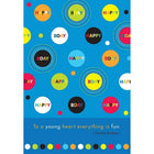 Millbrook Studios 5-3/8" x 7-3/4" Happy Bday Greeting Cards and Envelopes, 18 Pack (06219)-Printed on uncoated card stock