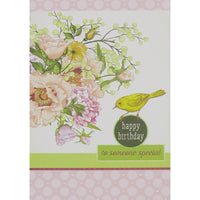 Rosedale 5-1/2" x 8" Happy Birthday For Someone Special Greeting Cards And Envelopes, 12 Pack (15817)-Printed on premium uncoated card stock