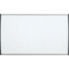 Quartet Cubicle Series Magnetic Dry-Erase Board, Aluminum Frame, 24" x 14"-Magnetic dry-erase board offers a smooth steel-backed porcelain surface that doubles as a markerboard and magnetic bulletin board