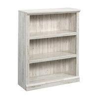 Sauder Miscellaneous Storage 3-Shelf Bookcase - 43.78" H - White Plank (426427)-Standard - White Plank - Engineered Wood