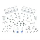 Azar 64-Piece Small Pegboard Organizer Accessory Kit-Sold in Multiples of: 1