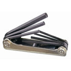 HVTools 7-Pieces Folding Hex Key Set, 6" x 2" x 2", Black-HV Tools 7 Pcs Folding Hex Key Set has a chrome vanadium steel construction with durable black oxide finish