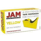 JAM Paper Office & Desk Sets, Stapler Tape Dispenser, Yellow (3378YE)-Our Staplers & Tape Dispensers are very sturdy and durable! Fashioned from High Quality Hard Plastic with a smooth finish & a weighted rubber base to prevent slipping
