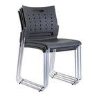 TygerClaw Mid Back Plastic Chair-High Quality Heavy-duty plastic molded seat