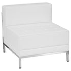 Flash Furniture – Mobilier modulaire HERCULES Imagination, sièges et poufs, cuir blanc, 12 modules (ZBIMAGSET21WH)-5