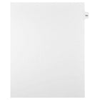Mark Maker Legal Exhibit Index Tab White Single Tabs, 1/15th Cut, Letter Size, No Holes, Number 152, 25 Pack-White Single Tabs, 1/15th Cut