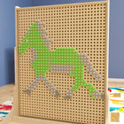 Flash Furniture - Ensemble d'accessoires de 512 chevilles pour panneaux STEAM modulaires - Couleur pastelle-512 chevilles en plastique de couleur pastelle