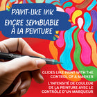 Marqueurs créatifs Sharpie - acryliques à base d’eau - pointe ronde - couleurs assorties - paquet de 2-Il n’est pas non plus nécessaire de le secouer! Il suffit d’enlever le bouchon et de créer! Pour de meilleurs résultats, rangez les marqueurs à l’horizontale