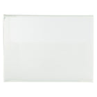 JAM Paper Big Portfolio with Tuck Flap Closure, 10 x 13.5 x 1.75, Clear, 4 Pack (52530CLBULKg)-Clear grid