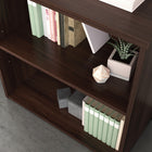 Sauder Affirm 2-Shelf Commercial Bookcase - Noble Elm -Adjustable levelers for optimal configurability