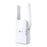 TP-Link AX3000 Mesh Wi-Fi 6 Extender - White-Dual Band Wi-Fi 6 separates 5 GHz (2402 Mbps) and 2.4 GHz (574 Mbps) bands for faster speeds and greater capacity