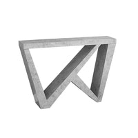 Monarch Specialties 2436 Accent Table - 48"L/Cement-Look Hall Console-Modern design
