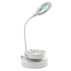 SURELight M1T Magnifying LED Desk Lamp, White (3072022)-Craft LED desk Lamp with accessory tray
