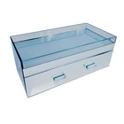 Elegance Mirrored Jewelry Organizer With 2 Drawers And Top Compartment-The 2 Drawers Mirrored Organizer includes 1 extra storage compartment on the top and a gorgeous mirrored finish, giving you plenty of space to house make up brushes, hair accessories, nail varnishes and more.