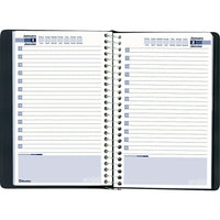 Blueline Daily Perpetual Date Book, 8" x 5", Bilingual-Undated daily appointment book