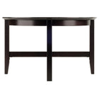 Winsome Toby Coffee Table, Espresso Finish (92143)-30"W x 30"D x 18.11"H