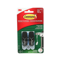 Command Outdoor Stainless Steel Wire Hooks with Foam Strips, 17065S-AWEF-Holds strongly, removes cleanly, Easy to apply, Easy to remove, and Works on a variety of surfaces