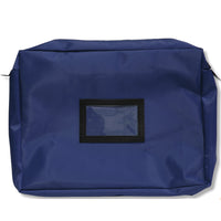 A. Rifkin Keyless Security Expandable Mail/Courier Bag - 4"W x 18"L x 14"H-Durable, water-resistant vinyl-coated 600D Polyester Canvas