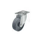 Blickle Heat-Resistant Thermoplastic Caster, 5" , Bolt Hole Spacing: 3-1/8" x 2-3/8" (80 Mm x 60 Mm) (LI-POHI 125G)-Wheel Diameter: 5"