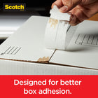 Scotch Box Lock Packaging Tape with Dispenser - 1.88" x 22.2 yd (48 mm x 20.3 m)-2" core