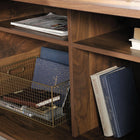 Sauder 59"W Clifford Place L-Desk - Grand Walnut-Cubbyhole storage