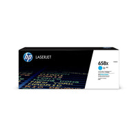 HP 658X High Yield Cyan Original LaserJet Toner Cartridge-Page Yield: 28000