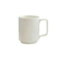 Tannex Fortis Stackable Mug - 16oz - White - 8 Pack-Durable porcelain coffee mug