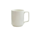 Tasses à Café en Porcelaine Durable - 16oz - Blanc - Paquet de 8-Tasse à café en porcelaine durable