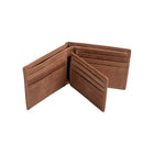 Champs Hunter Leather RFID Blocking Centre-Wing Wallet in Gift Box -  Tan-RFID protection
