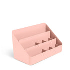 Poppin Desk Organizer - Blush-Desktop Organizer & Equipped with three separate compartments and sliding fin dividers that move horizontally for greater flexibility