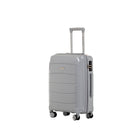 Air Canada Optimum 20" Hardside Carry-on Luggage - Spinner - Light Grey-8-wheels spinner