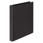 Wilson Jones Professional CleanView Poly Presentation 3-Ring Binder - Letter Size - 175 Sheet Capacity - 1" - Black-Standard O-ring, 3 rings