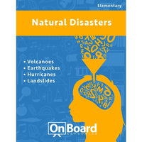 eBook: Natural Disasters for Elementary Students  - 4 Topics (PDF version - 1-User Download) - ISBN 9781630960452-Natural Disasters for elementary students includes multiple topics that introduce your student to natures fury. This book includes engaging activities and an assessment for each topic.